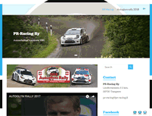 Tablet Screenshot of pr-racing.fi